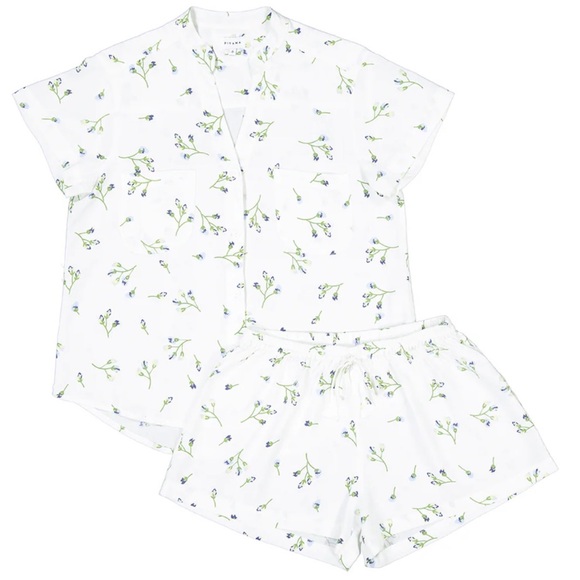 PIYAMA Maggie Pajama Set - Lyocell Linen - Bluebell L - Picture 2 of 8